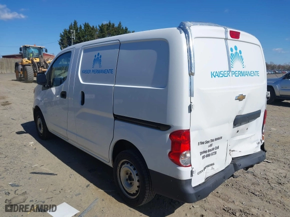 2015 Chevrolet City Express Cargo Van LS with VIN 3N63M0YN0FK729860, listed as a IAAI auction lot 41880736 with 108,447 mi miles. Bid and sale history available at carsss.com. Image 3.