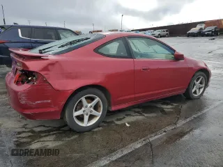 2002 Acura RSX Type S with VIN JH4DC53022C001166, listed as a Copart auction lot 48972465 with 165,209 mi miles and Clean Title. Bid and sale history available at carsss.com. Image 3.