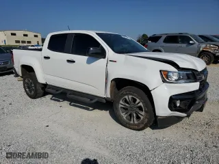 2021 Chevrolet Colorado 4WD Z71 with VIN 1GCPTDE15M1204579, listed as a Copart auction lot 75013414 with 47,003 mi miles and Salvage Title. Bid and sale history available at carsss.com. Image 4.