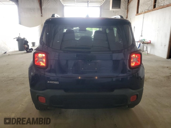2017 Jeep Renegade Altitude with VIN ZACCJBBBXHPG41828, listed as a Copart auction lot 58229695 with 67,776 mi miles and Salvage title. Bid and sale history available at DreamBid. Image 6.