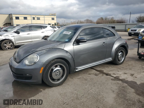 2012 Volkswagen Beetle with VIN 3VWHX7AT3CM658152, listed as a Copart auction lot 85363994 with 1,281 mi miles and Clean Title. Bid and sale history available at DreamBid. Image 1.