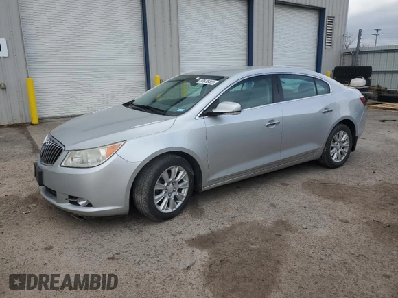 2013 Buick LaCrosse Leather with VIN 1G4GC5ER9DF256470, listed as a Copart auction lot 60673175 with 93,045 mi miles and Non repairable. Bid and sale history available at DreamBid. Image 1.