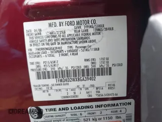 2008 Ford Taurus X SEL with VIN 1FMDK02WX8GA39402, listed as a IAAI auction lot 42156528 with 135,034 mi miles and . Bid and sale history available at DreamBid. Image 9.