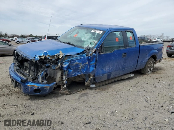 2014 Ford F-150 XL with VIN 1FTFX1EF4EFB95596, listed as a Copart auction lot 49229315 with 0 mi miles and Salvage Title. Bid and sale history available at carsss.com. Image 1.