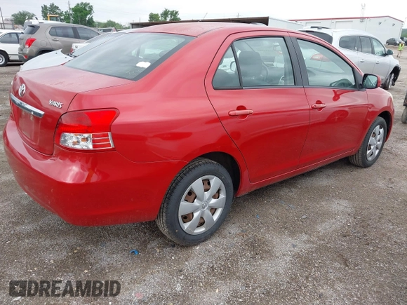 2008 Toyota Yaris with VIN JTDBT923981287730, listed as a IAAI auction lot 42141989 with 206,377 mi miles. Bid and sale history available at carsss.com. Image 4.