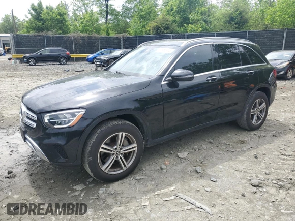 2022 Mercedes-Benz GLC 300 with VIN W1N0G8EB9NG024549, listed as a Copart auction lot 55960155 with 88,280 mi miles and Clean Title. Bid and sale history available at DreamBid. Image 1.