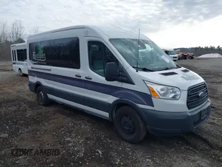 2017 Ford Transit XL z VIN 1FBZX2CM7HKA84741, wystawiony jako IAAI lot #41782679 z przebiegiem 233 350 mil mil oraz . Historia ofert i sprzedaży dostępna na DreamBid. Obrazek 1.