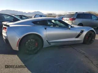 2017 Chevrolet Corvette Grand Sport 2LT with VIN 1G1YY2D75H5105428, listed as a Copart auction lot 42156015 with 31,563 mi miles and Salvage Title. Bid and sale history available at carsss.com. Image 3.