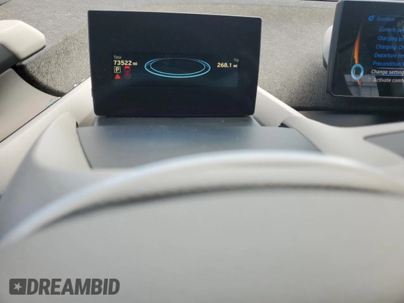 2015 BMW i3 с VIN WBY1Z4C58FV279653, выставлен на аукционе Copart как лот 58234785 с пробегом 73 522 миль миль и Списание • Salvage title. История ставок и продаж доступна на DreamBid. Изображение 9.