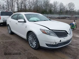 2013 Lincoln MKS with VIN 1LNHL9DK7DG602655, listed as a IAAI auction lot 41408413 with 1 mi miles. Bid and sale history available at carsss.com. Image 1.