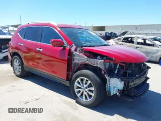 2017 Nissan Rogue SL with VIN JN8AT2MV7HW277674, listed as a IAAI auction lot 41837800 with 99,301 mi miles. Bid and sale history available at carsss.com. Image 1.