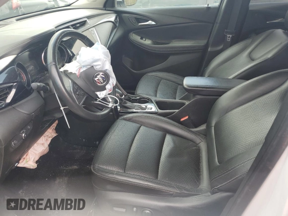 2021 Buick Encore GX Essence with VIN KL4MMFSL1MB144354, listed as a Copart auction lot 48575195 with 90,974 mi miles and Salvage title. Bid and sale history available at DreamBid. Image 7.