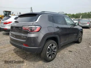 2022 Jeep Compass Limited with VIN 3C4NJDCB2NT130380, listed as a Copart auction lot 59363255 with 26,078 mi miles and Salvage title. Bid and sale history available at DreamBid. Image 3.