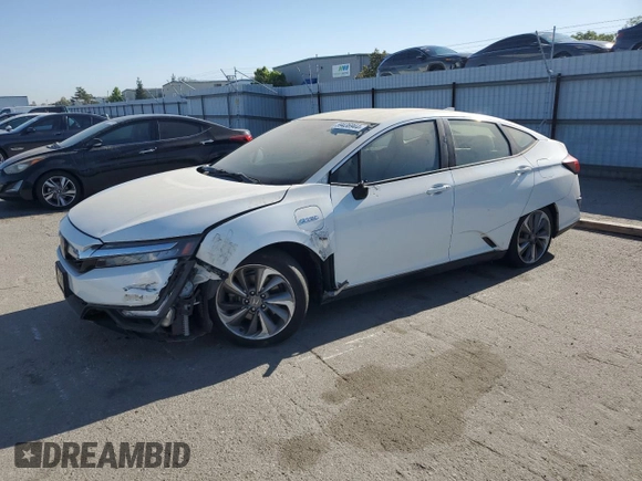 2018 Honda Clarity Plug-In Hybrid Touring with VIN JHMZC5F31JC001072, listed as a Copart auction lot 59436944 with 80,310 mi miles and Salvage Title. Bid and sale history available at carsss.com. Image 1.