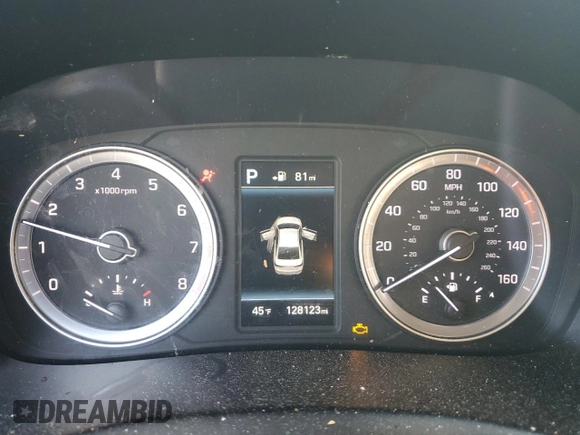 2018 Hyundai Sonata SEL with VIN 5NPE34AF6JH671975, listed as a Copart auction lot 88004705 with 128,123 mi miles and Salvage Title. Bid and sale history available at DreamBid. Image 9.