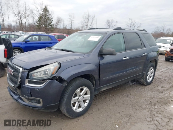 2014 GMC Acadia SLE with VIN 1GKKRPKD6EJ143211, listed as a IAAI auction lot 41839592 with 148,688 mi miles. Bid and sale history available at carsss.com. Image 2.