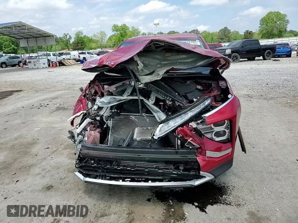 2022 Mitsubishi Eclipse Cross SE with VIN JA4ATWAA3NZ047686, listed as a Copart auction lot 54837755 with 32,922 mi miles and Salvage title. Bid and sale history available at DreamBid. Image 14.