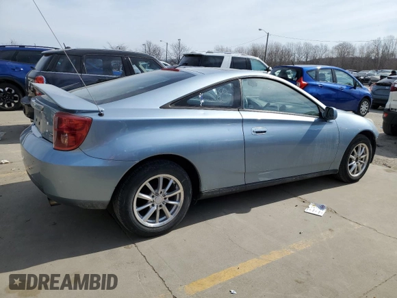 2005 Toyota Celica GT with VIN JTDDR32T050183665, listed as a Copart auction lot 47768325 with 185,935 mi miles and Salvage Title. Bid and sale history available at carsss.com. Image 3.