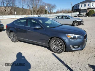 2014 Kia Cadenza Premium with VIN KNALN4D70E5123351, listed as a Copart auction lot 79914424 with 53,955 mi miles and Clean Title. Bid and sale history available at carsss.com. Image 4.
