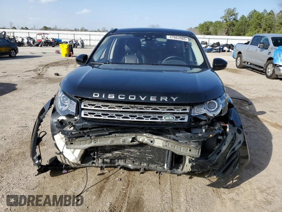 2018 Land Rover Discovery Sport HSE with VIN SALCR2RX9JH747350, listed as a Copart auction lot 47863985 with 74,283 mi miles and Salvage Title. Bid and sale history available at carsss.com. Image 5.