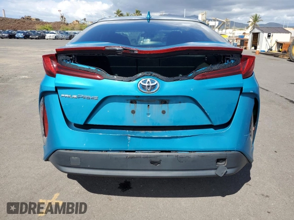 2018 Toyota Prius Plus with VIN JTDKARFP3J3093322, listed as a Copart auction lot 45608465 with 75,442 mi miles and Salvage Title. Bid and sale history available at DreamBid. Image 6.