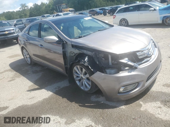 2012 Hyundai Azera with VIN KMHFH4JG3CA143735, listed as a Copart auction lot 52442055 with 108,708 mi miles and Salvage Title. Bid and sale history available at DreamBid. Image 4.