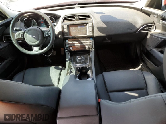 2017 Jaguar XE 35t Premium with VIN SAJAD4BVXHA971944, listed as a Copart auction lot 48487655 with 44,914 mi miles and Salvage Title. Bid and sale history available at DreamBid. Image 8.