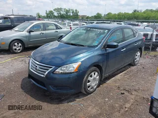 2013 Nissan Sentra SV with VIN 1N4AB7AP2DN903154, listed as a IAAI auction lot 42151411 with 207,274 mi miles. Bid and sale history available at carsss.com. Image 2.
