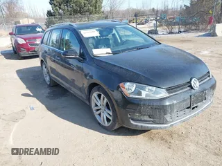 2017 Volkswagen Golf SportWagen S with VIN 3VWC17AU4HM503041, listed as a IAAI auction lot 41559689 with 51,985 mi miles. Bid and sale history available at carsss.com. Image 1.