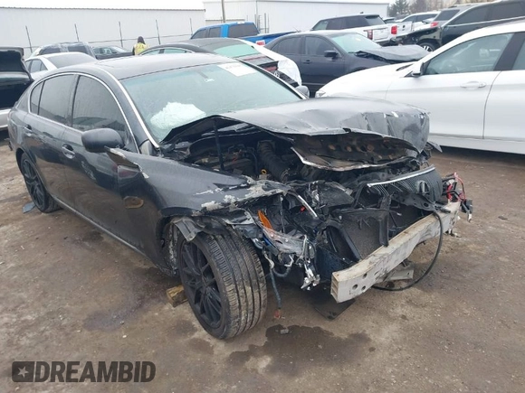 2007 Lexus GS 350 with VIN JTHBE96SX70009126, listed as a IAAI auction lot 41476345 with Not Provided miles. Bid and sale history available at carsss.com. Image 1.