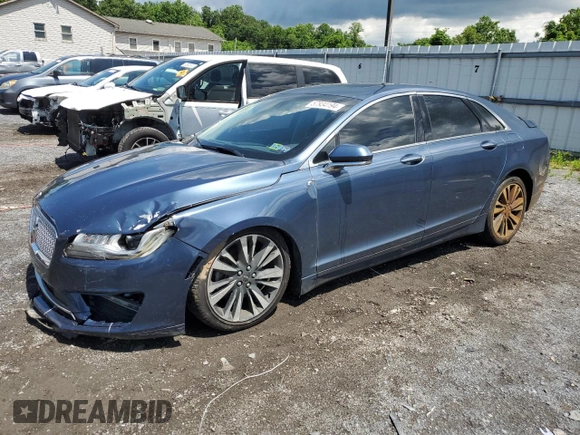 2018 Lincoln MKZ Select with VIN 3LN6L5C99JR601848, listed as a Copart auction lot 57934194 with 82,981 mi miles and Salvage title. Bid and sale history available at DreamBid. Image 1.