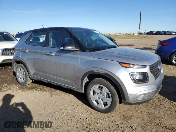 2024 Hyundai Venue SE with VIN KMHRB8A35RU311398, listed as a Copart auction lot 78067294 with 25,881 mi miles and Clean Title. Bid and sale history available at DreamBid. Image 4.