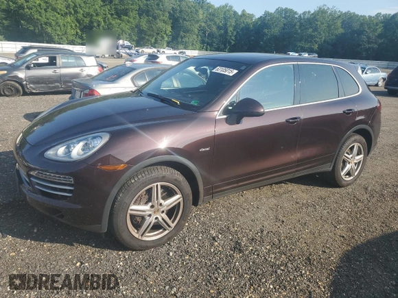 2014 Porsche Cayenne Diesel with VIN WP1AF2A23ELA49051, listed as a Copart auction lot 63105015 with 145,894 mi miles and Salvage title. Bid and sale history available at DreamBid. Image 1.