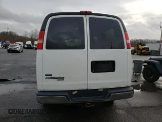 2012 Chevrolet Express Passenger 1LT with VIN 1GAZGYFG3C1118315, listed as a Copart auction lot 80870104 with 122,178 mi miles and Salvage title. Bid and sale history available at DreamBid. Image 6.