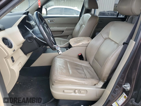 2012 Honda Pilot EX-L with VIN 5FNYF4H60CB016206, listed as a Copart auction lot 51172215 with 191,421 mi miles and Salvage Title. Bid and sale history available at carsss.com. Image 7.