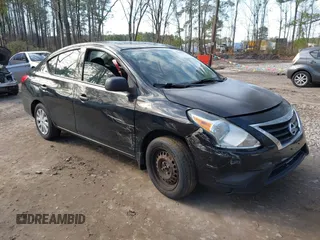 2015 Nissan Versa S Plus with VIN 3N1CN7AP7FL837555, listed as a IAAI auction lot 41608123 with 296,618 mi miles. Bid and sale history available at carsss.com. Image 1.