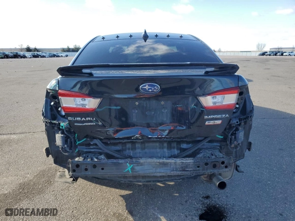 2017 Subaru Impreza Sport with VIN 4S3GKAM6XH3619275, listed as a Copart auction lot 46786685 with 125,423 mi miles and Salvage Title. Bid and sale history available at carsss.com. Image 6.