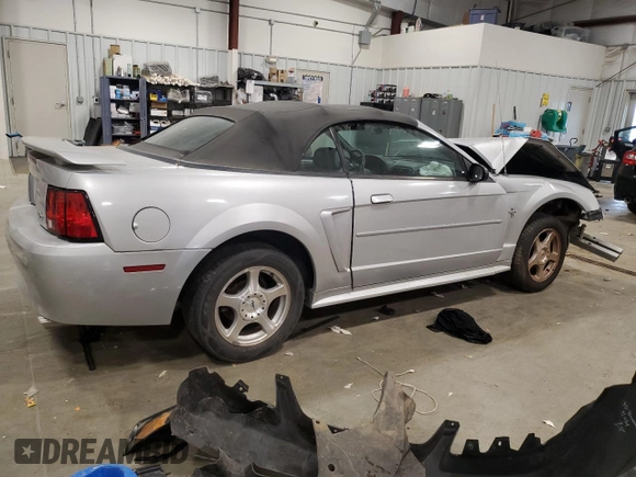 2003 Ford Mustang Deluxe with VIN 1FAFP444X3F415084, listed as a Copart auction lot 52357945 with 118,206 mi miles and Non Repairable. Bid and sale history available at carsss.com. Image 3.