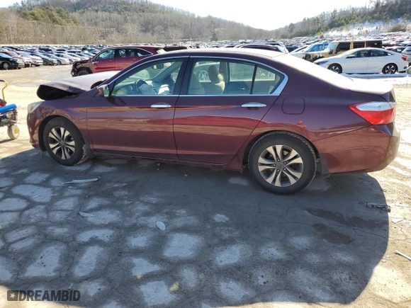 2013 Honda Accord Sdn LX with VIN 1HGCR2F35DA225807, listed as a Copart auction lot 41757615 with 157,521 mi miles and Salvage Title. Bid and sale history available at carsss.com. Image 2.
