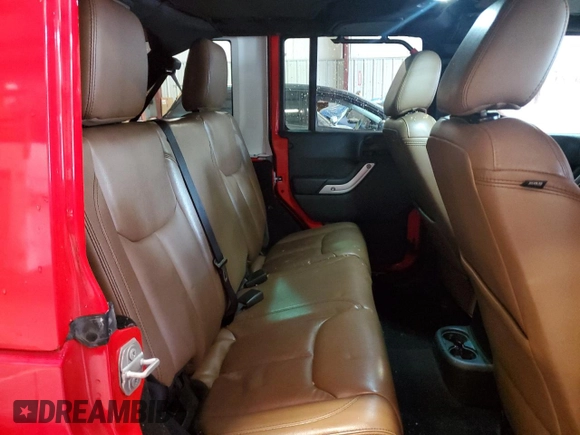 2016 Jeep Wrangler Unlimited Sahara z VIN 1C4BJWEG9GL219739, wystawiony jako Copart lot #59686315 z przebiegiem 59 242 mil mil oraz Szkoda całkowita • Salvage title. Historia ofert i sprzedaży dostępna na DreamBid. Obrazek 11.