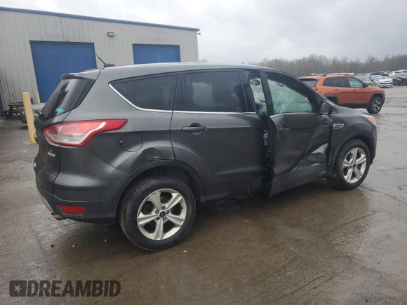 2016 Ford Escape SE with VIN 1FMCU0GX6GUB75551, listed as a Copart auction lot 49507385 with 123,051 mi miles and Salvage Title. Bid and sale history available at carsss.com. Image 3.