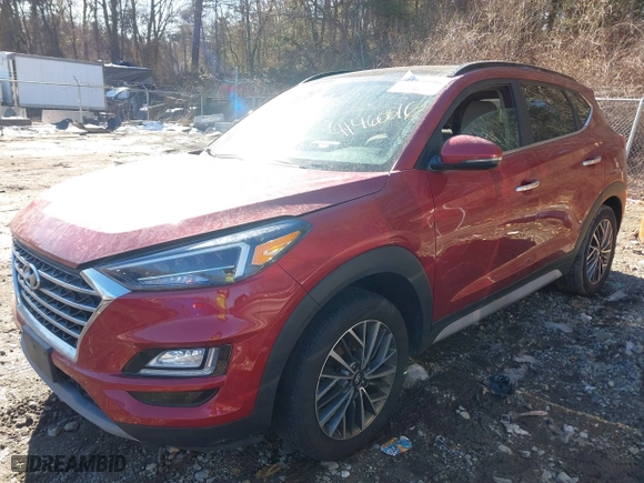 2021 Hyundai Tucson Sport with VIN KM8J3CAL2MU381656, listed as a IAAI auction lot 41460516 with 132,376 mi miles. Bid and sale history available at carsss.com. Image 2.