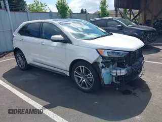2019 Ford Edge Titanium z VIN 2FMPK4K94KBC37017, wystawiony jako IAAI lot #42304104 z przebiegiem 54 304 mil mil oraz . Historia ofert i sprzedaży dostępna na DreamBid. Obrazek 1.
