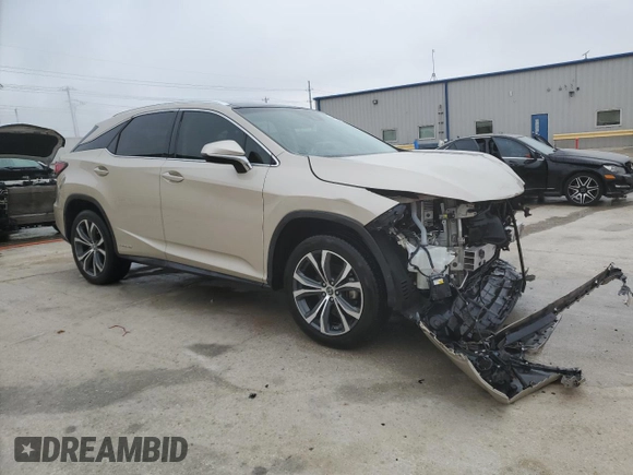 2018 Lexus RX with VIN 2T2BGMCA3JC022013, listed as a Copart auction lot 44039465 with 52,878 mi miles and Salvage Title. Bid and sale history available at carsss.com. Image 4.