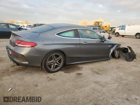 2019 Mercedes-Benz C 300 with VIN WDDWJ8EB4KF829336, listed as a Copart auction lot 83848514 with Not Provided miles and Salvage Title. Bid and sale history available at DreamBid. Image 3.