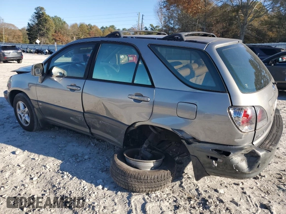 2001 Lexus RX 300 with VIN JTJGF10U310097117, listed as a Copart auction lot 83028204 with 345,675 mi miles and Salvage Title. Bid and sale history available at carsss.com. Image 2.
