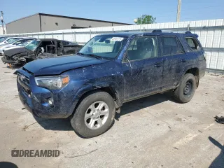2022 Toyota 4Runner SR5 with VIN JTEEU5JR5N5262493, listed as a Copart auction lot 58787275 with 87,584 mi miles and Salvage title. Bid and sale history available at DreamBid. Image 1.
