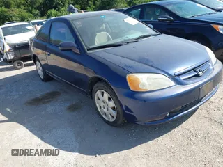 2002 Honda Civic EX z VIN 1HGEM22982L103462, wystawiony jako IAAI lot #42526350 z przebiegiem 142 753 mil mil oraz . Historia ofert i sprzedaży dostępna na DreamBid. Obrazek 1.