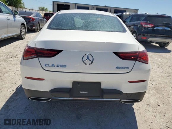 2020 Mercedes-Benz CLA 250 with VIN WDD5J4HBXLN034377, listed as a Copart auction lot 49379054 with 61,673 mi miles and . Bid and sale history available at DreamBid. Image 6.