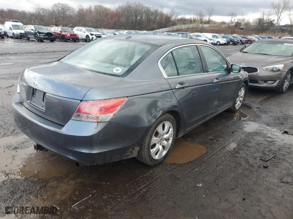 2009 Honda Accord Sdn EX-L with VIN 1HGCP26889A140890, listed as a Copart auction lot 51703025 with 169,635 mi miles and Clean Title. Bid and sale history available at carsss.com. Image 3.